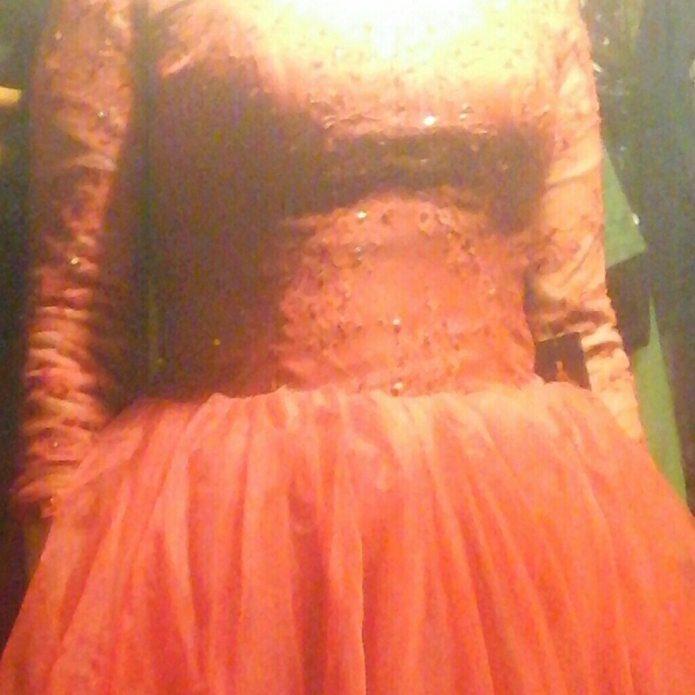 Brilliant fushia ball gown